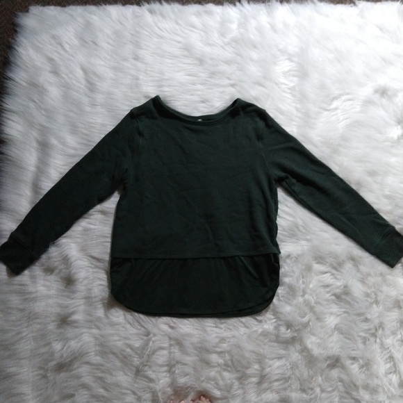 AVIA french terry lace up back pullover sweatshirt - Picture 7 of 8